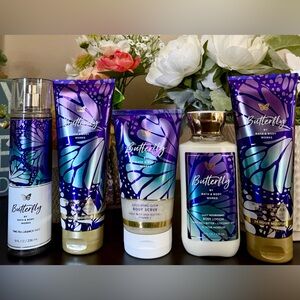 🆕🦋 BATH & BODY WORKS “BUTTERFLY” BODY CARE COLLECTION. BRAND NEW NEVER USED!